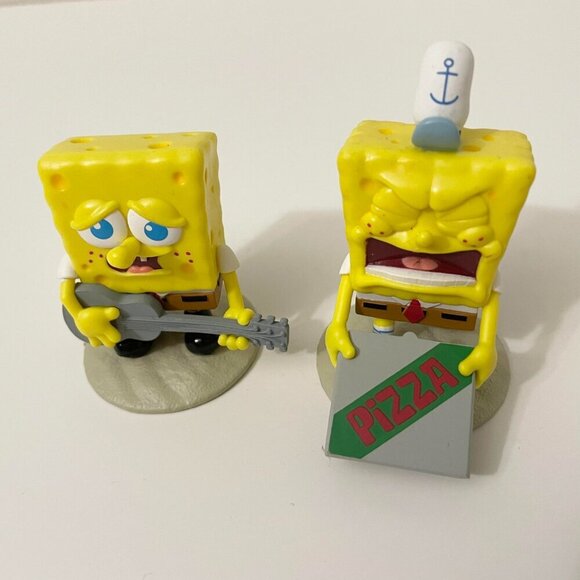 Lot of 2 Nickelodeon Spongebob Squarepants Mini Figures - Picture 2 of 12